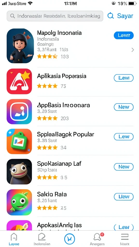 Tampilan antarmuka pengguna yang intuitif.