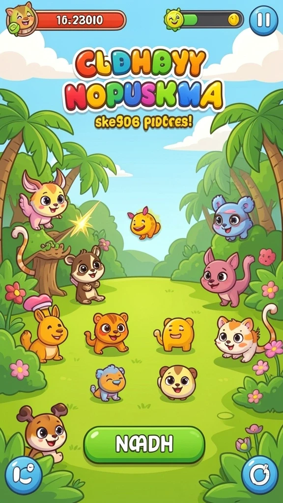 Tampilan menarik dari level pertama di game 2739.