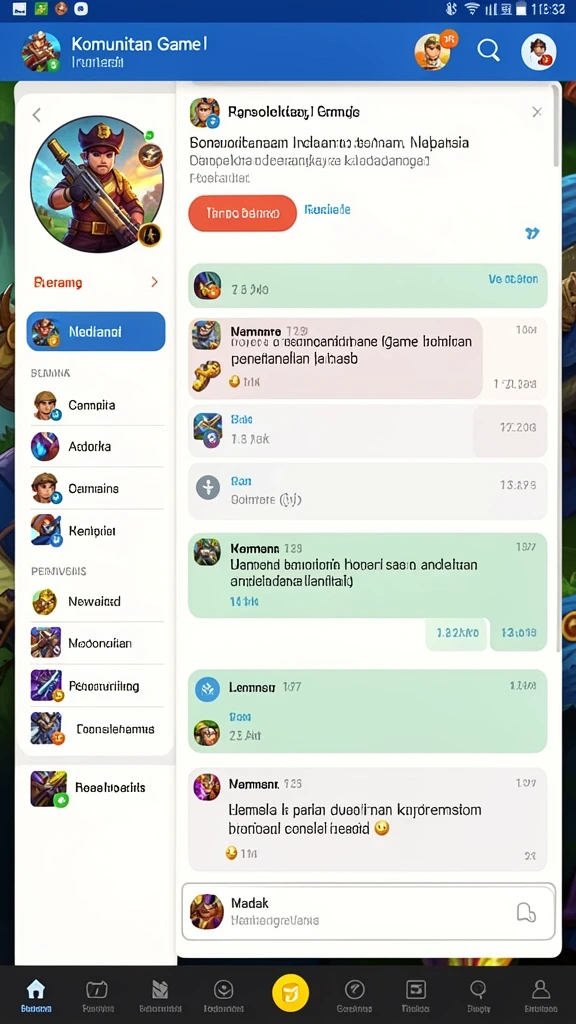 Tangkapan layar menampilkan tampilan awal yang menarik dari 369ZK.