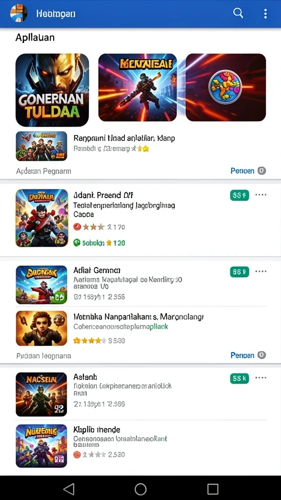 Karakter-k karakter yang dapat diupgrade untuk pengalaman yang lebih baik.