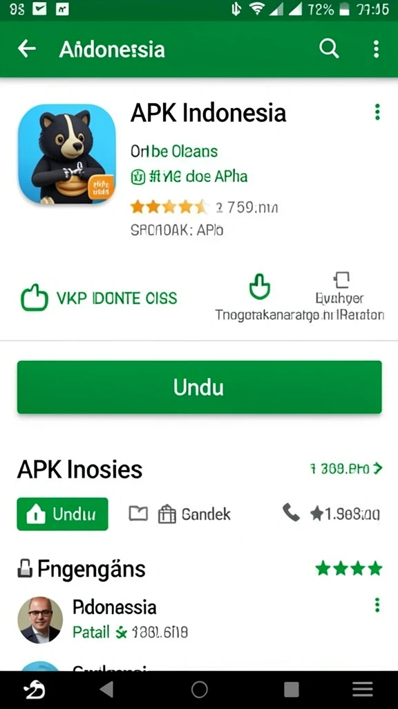 Screenshot memperlihatkan mode permainan yang seru.