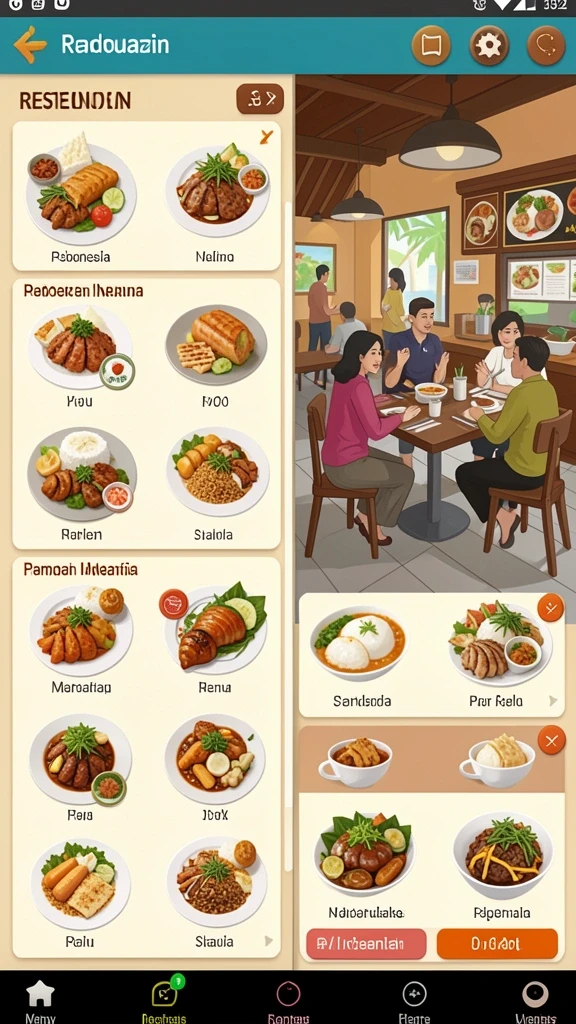 Mode permainan yang seru untuk dimainkan bersama teman.