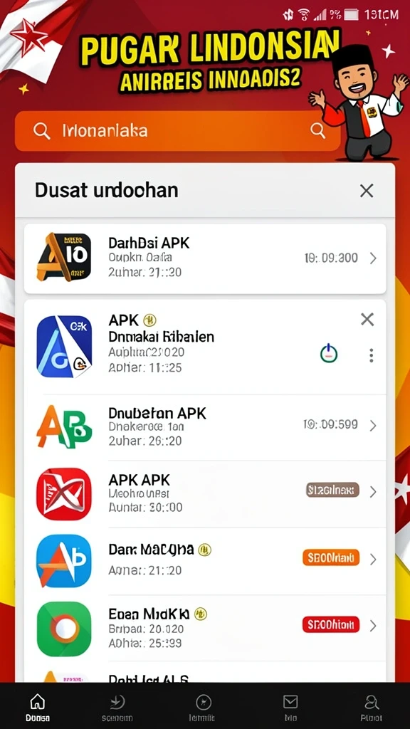 Antarmuka aplikasi yang ramah pengguna.