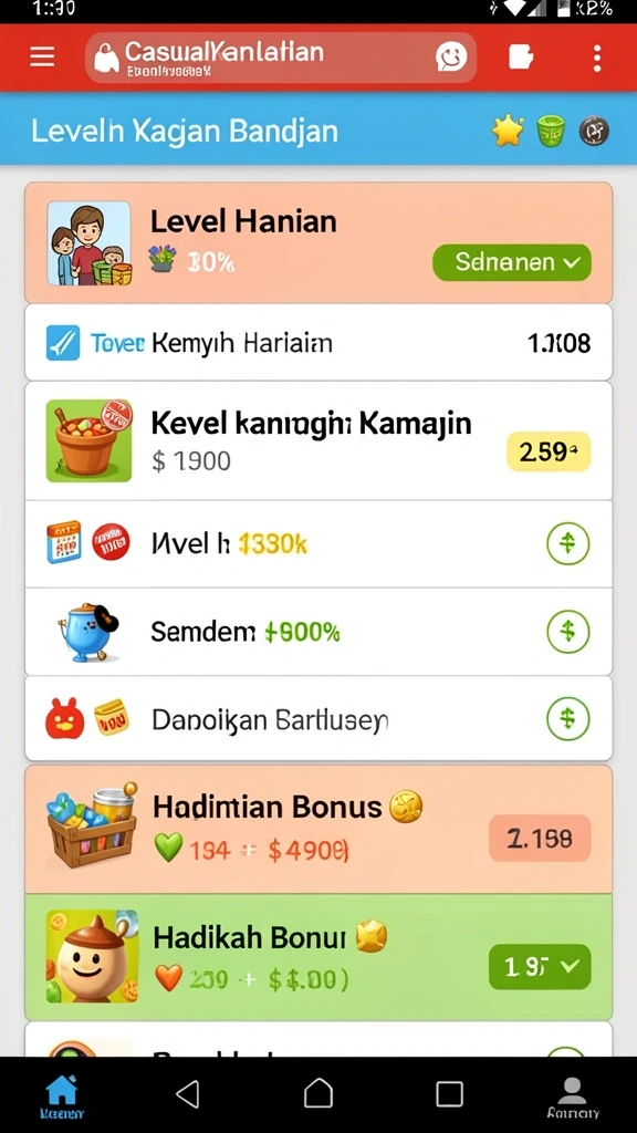 Beragam pilihan permainan slot yang seru.