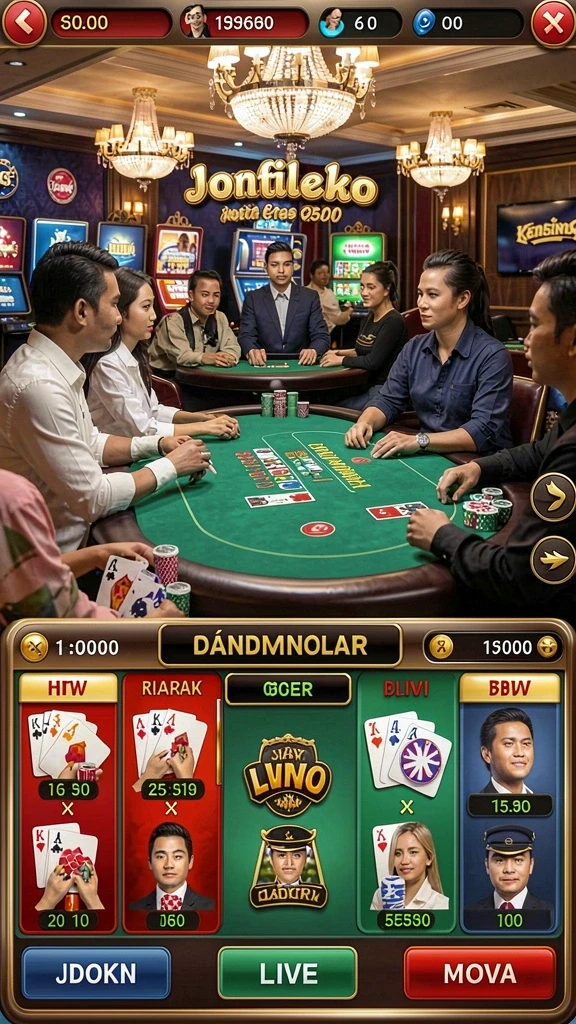 Visual menakjubkan dari level yang menantang.