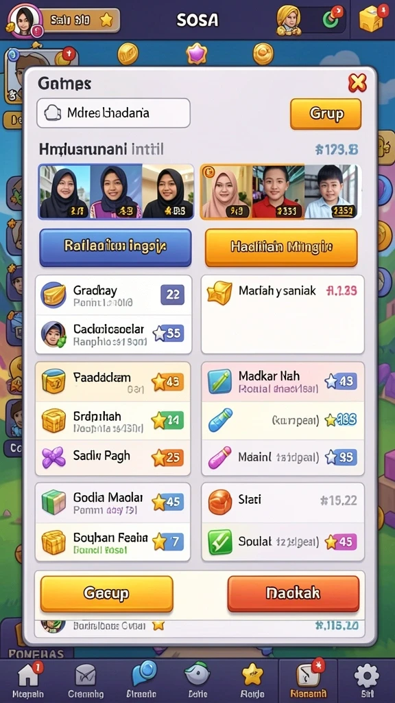 Tampilan antarmuka IDA777 yang menarik dan user-friendly.