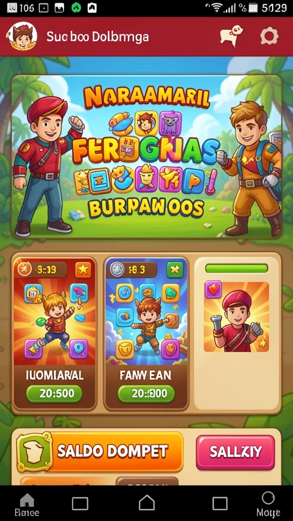 Pemandangan indah dari level dalam game IDAMANTOTO.