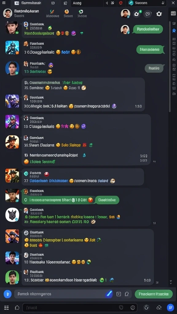 Ilustrasi fitur multiplayer dengan teman-teman.