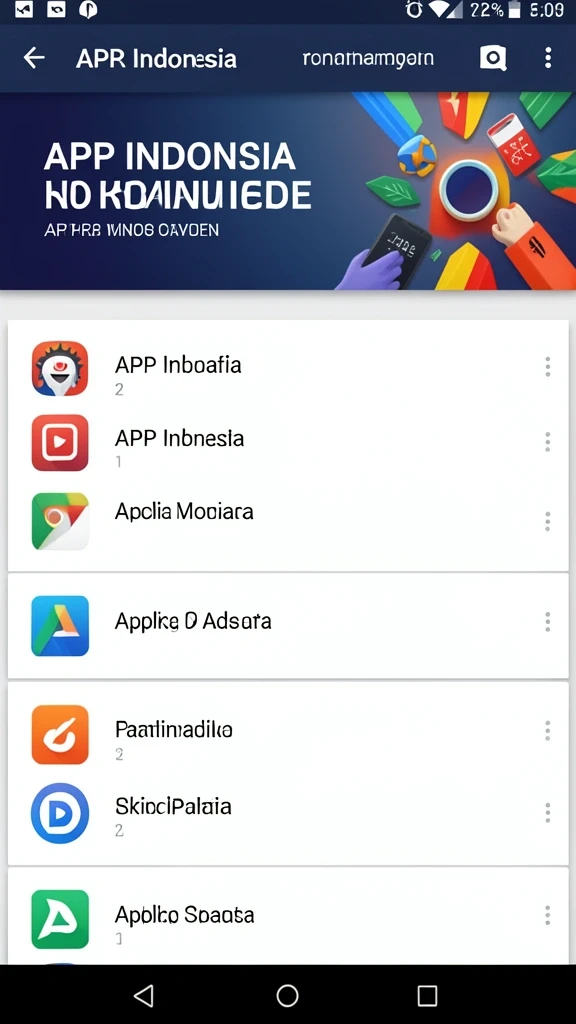 Screenshot kedua menampilkan berbagai pilihan permainan menarik.
