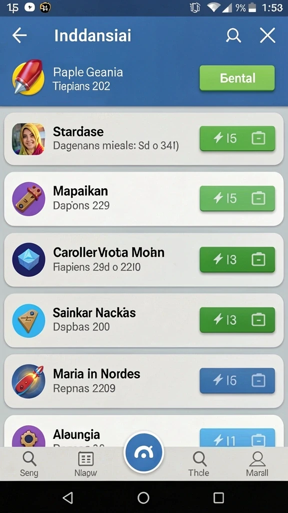Tampilan awal JAWARA79 yang menawan dengan karakter utama.