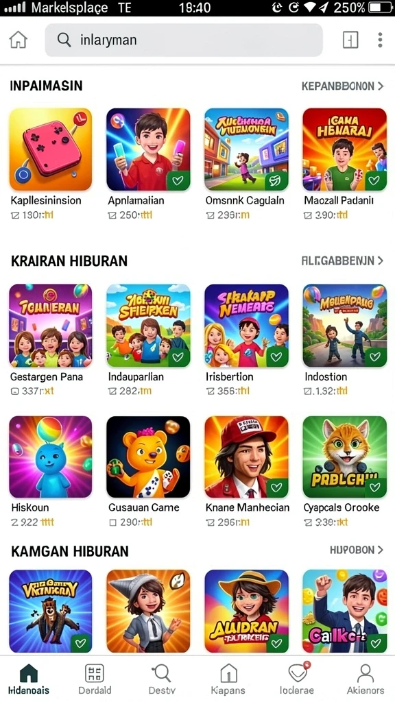 Fitur bonus harian yang menantang dan seru.
