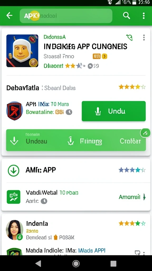 Menampilkan berbagai level yang menantang.