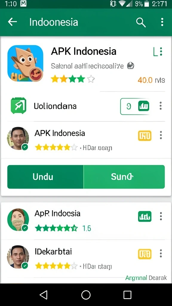 Karakter-karakter lucu yang dapat dipilih pemain.