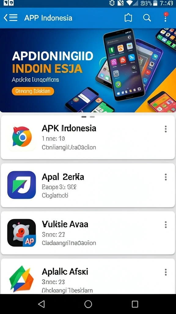 Tampilan antarmuka yang sederhana dan menarik.