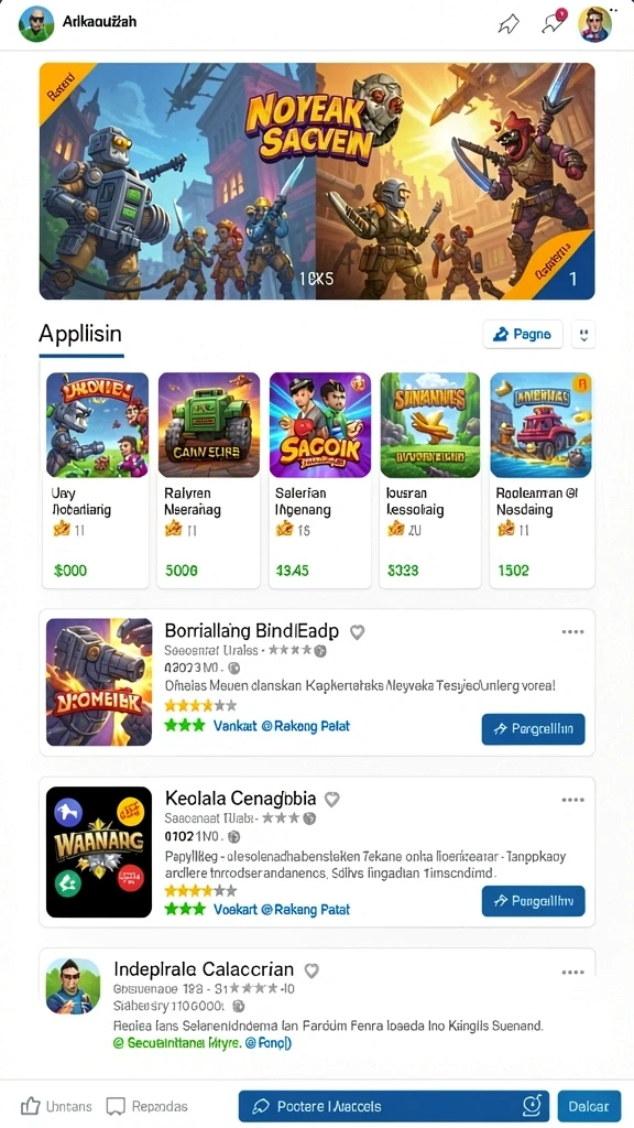 Tampilan intuitif yang memudahkan navigasi.