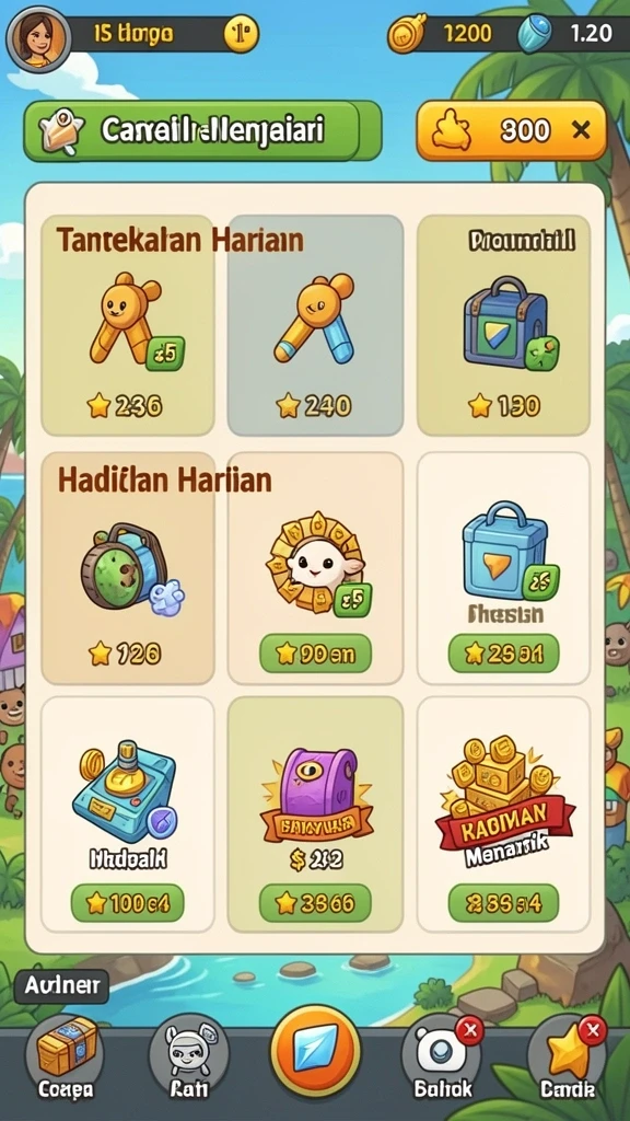 Beragam karakter menarik dengan kemampuan unik.