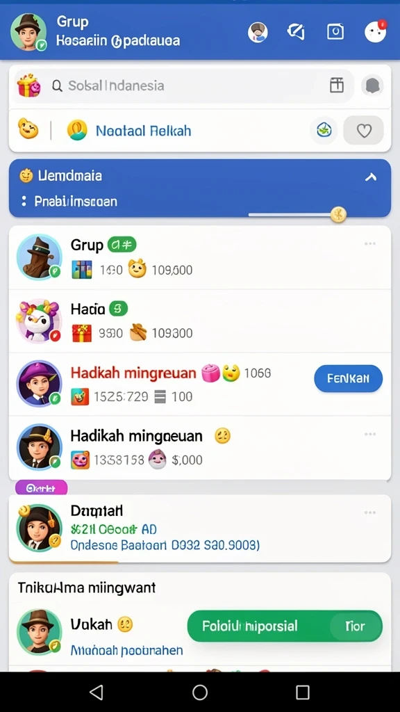 Bonus dan hadiah menarik yang membuat permainan semakin seru.