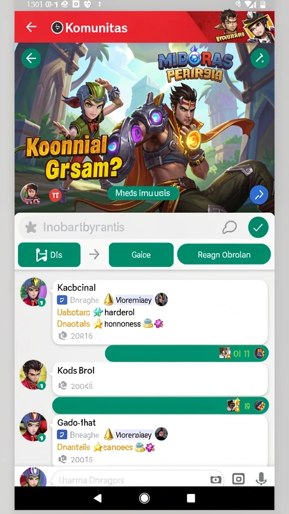 Tampilan permainan yang menarik dan modern.