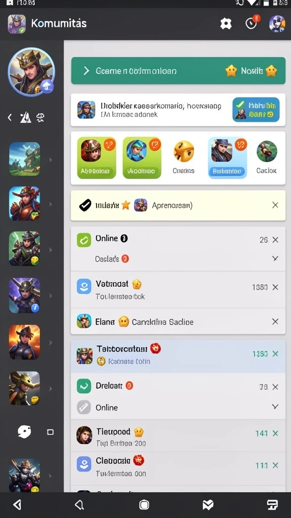 Mode multiplayer yang memungkinkan interaksi antar pemain.