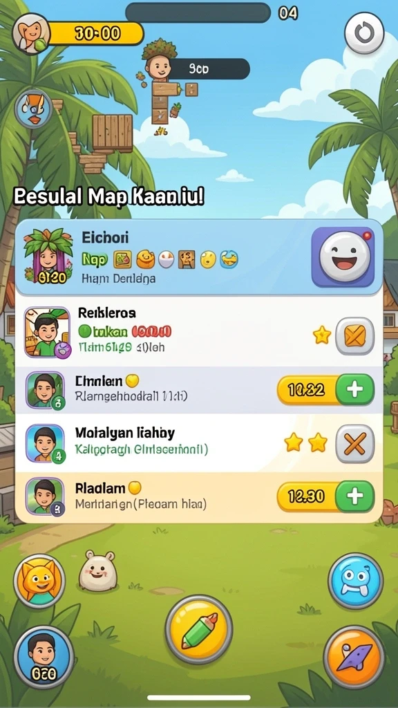 Mode permainan yang bervariasi dan menyenangkan.