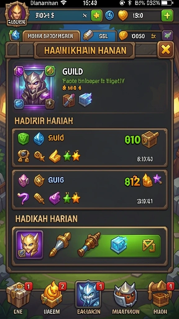 Screenshot menunjukkan tampilan antarmuka yang menarik.