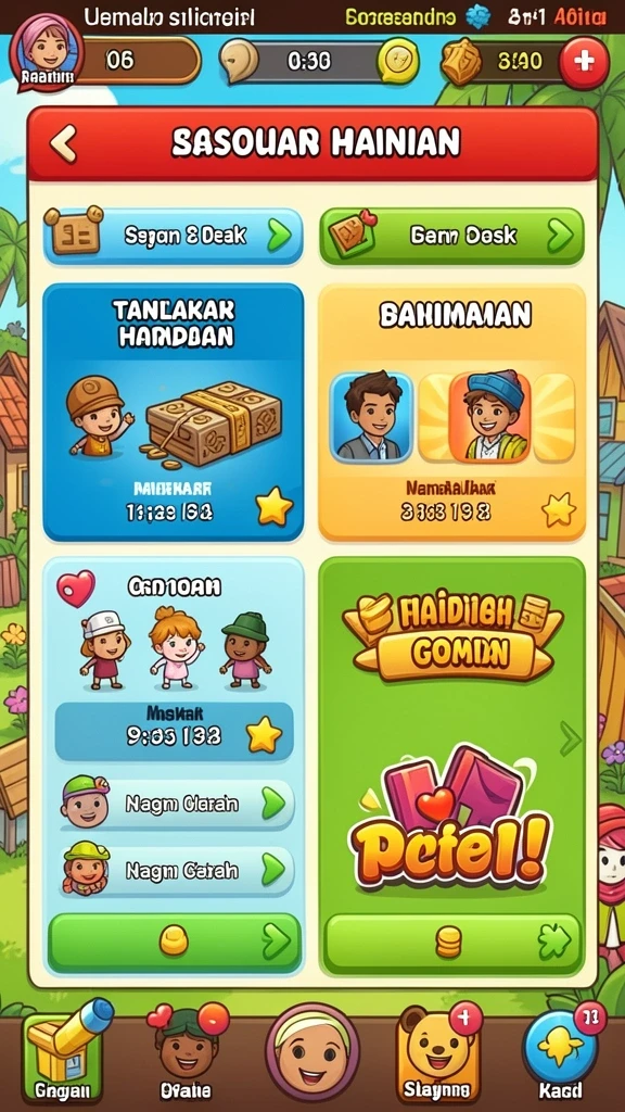 Fitur live drawing untuk pengalaman bermain yang lebih seru.
