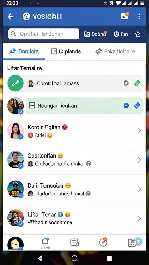 Tampilan antarmuka yang intuitif dan menarik.