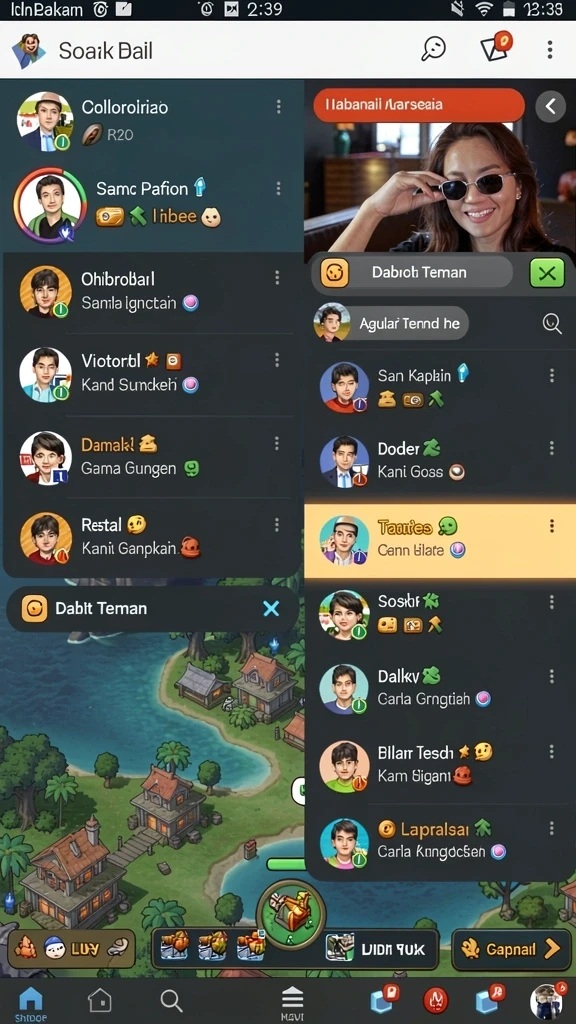 Screenshot menunjukkan karakter utama dalam aksi seru.