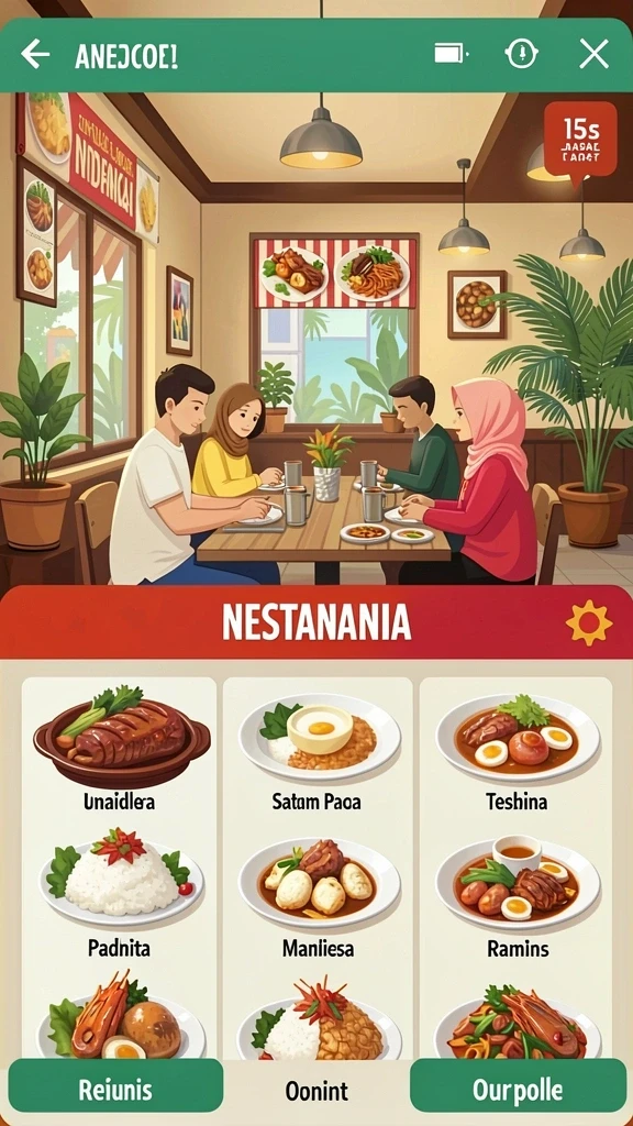 Karakter menarik dengan desain yang unik dan menarik.