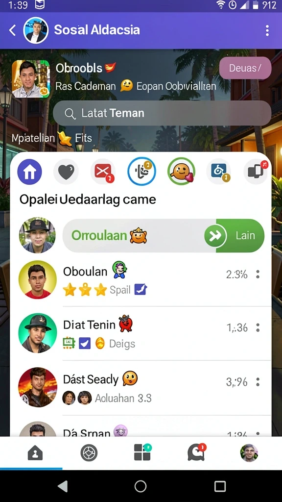 Mode permainan harian yang mengasyikkan.
