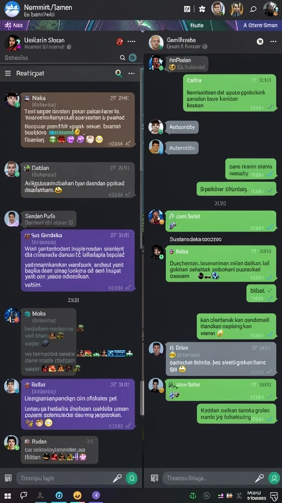 Screenshot saat karakter menghadapi rintangan yang menantang.
