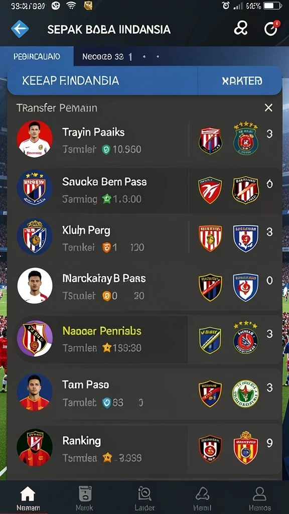 Tampilan antarmuka yang sederhana dan menarik.