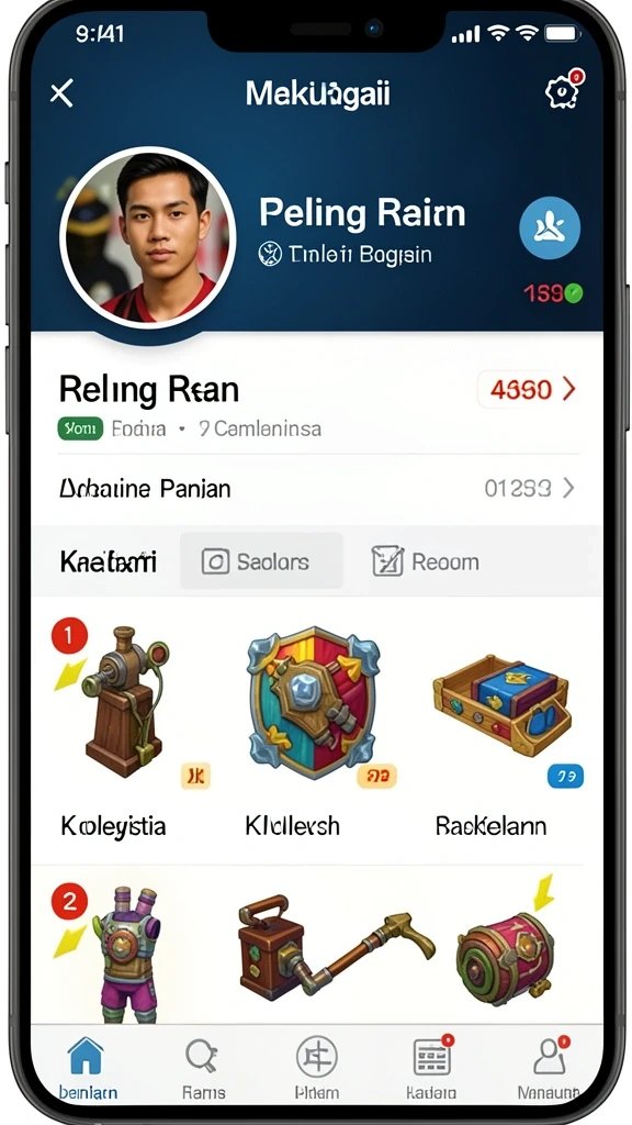 Tampilan antarmuka pengguna yang menarik dan intuitif.