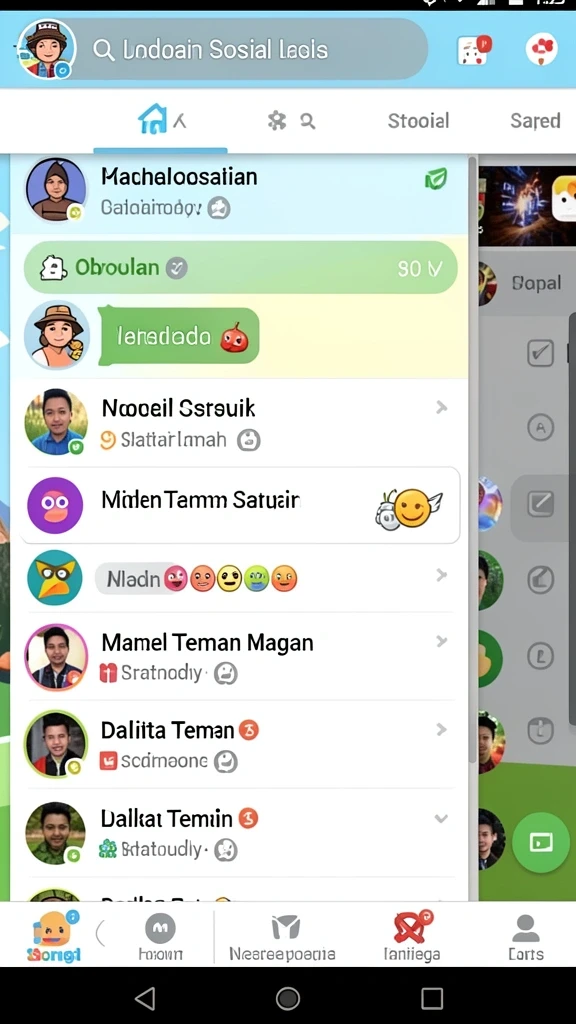 Screenshot tampilan utama aplikasi TOTO20 yang menarik.