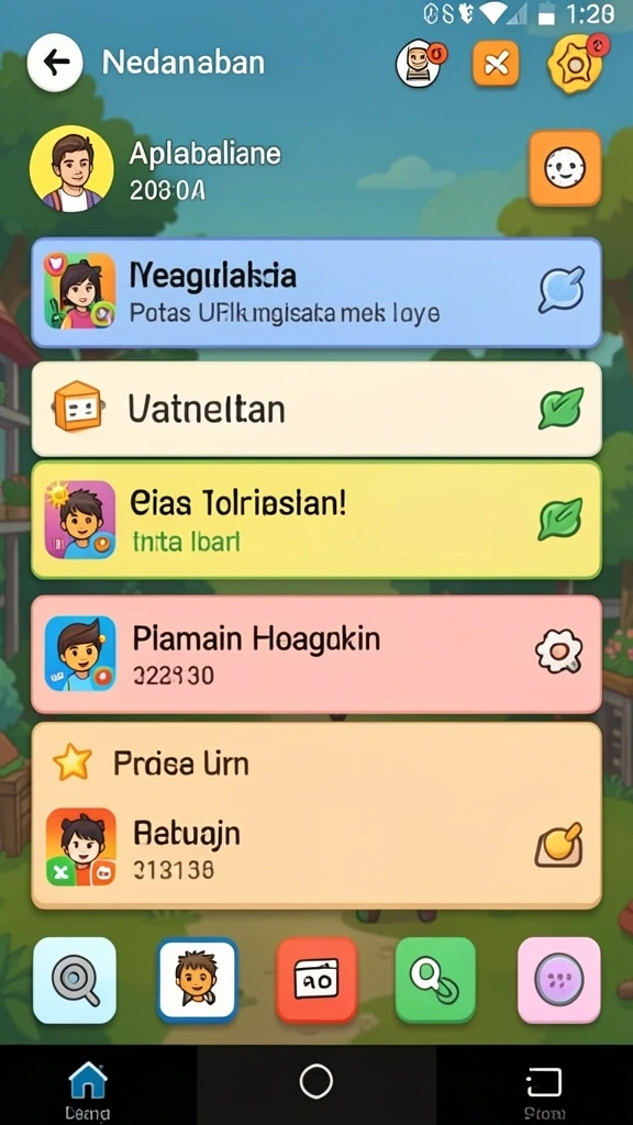 Menu opsi permainan yang lengkap dan user-friendly.