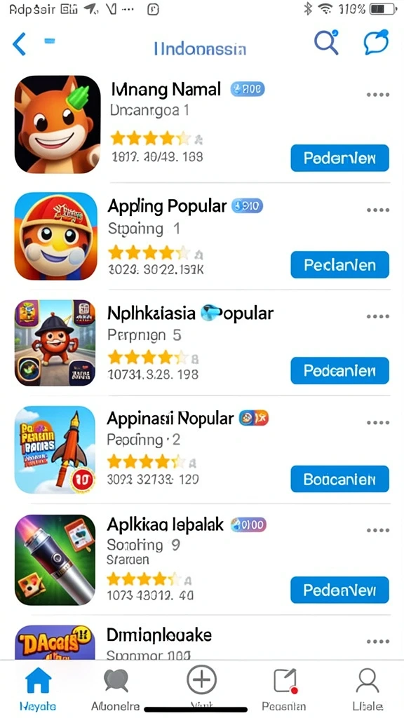 Tampilan antarmuka yang menarik dan intuitif.